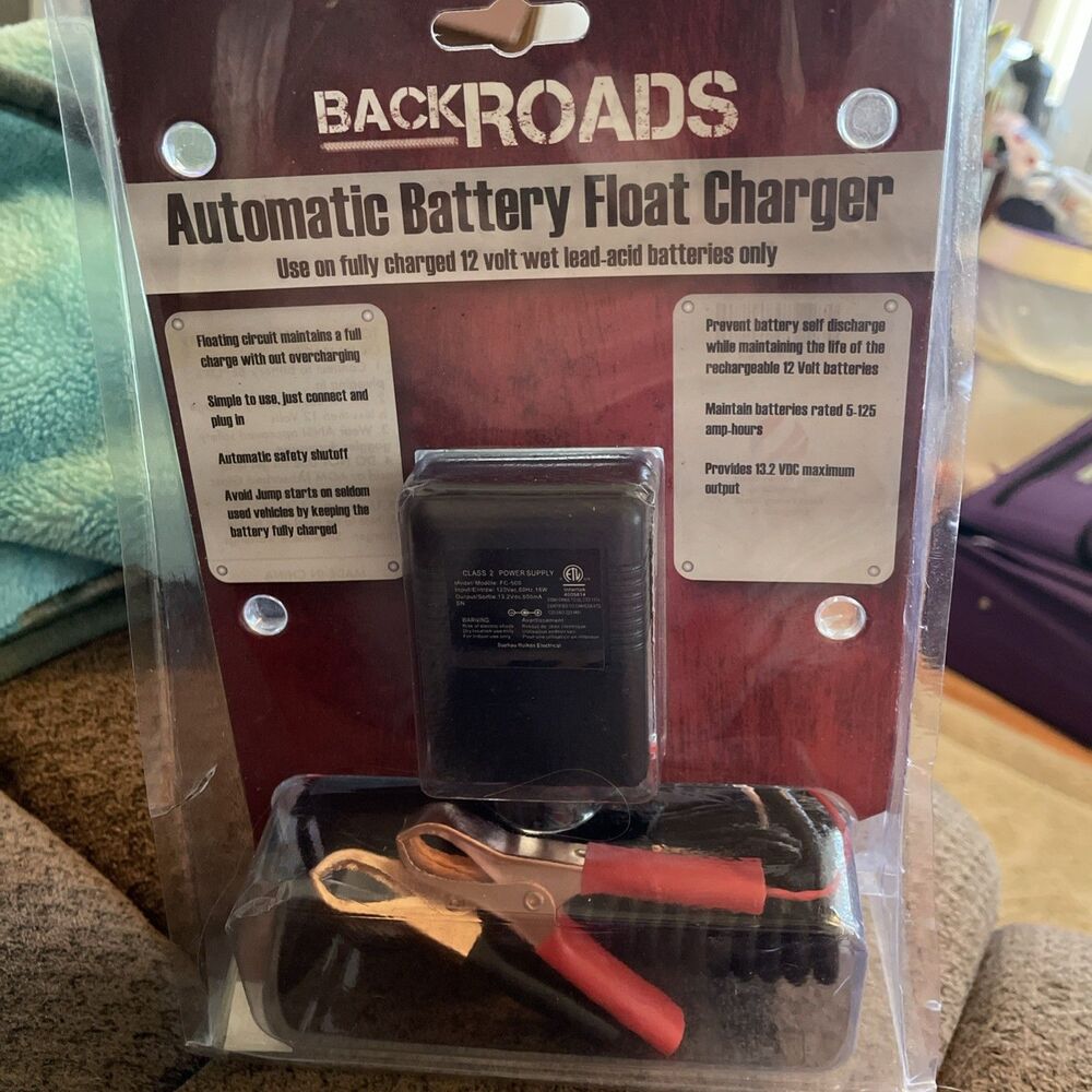 Back Roads 12 Volt Automatic Battery Float Charger New In Package